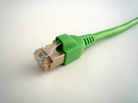 Industrial Ethernet cable with RJ45 connector 